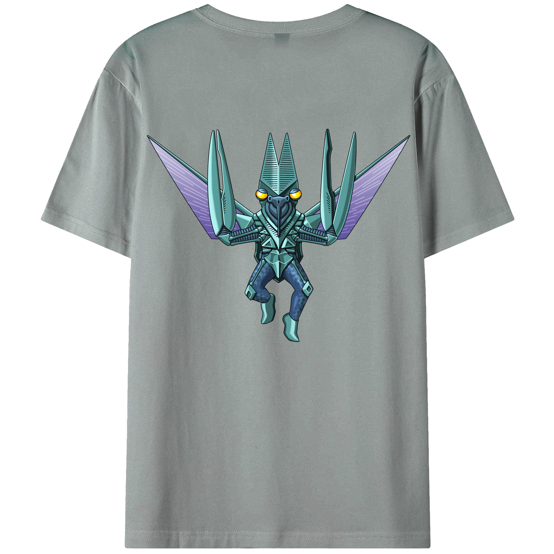 （画像用） ウルトラマン Ultraman 綿100％ メンズ半袖Tシャツ（バックプリント） 通気性